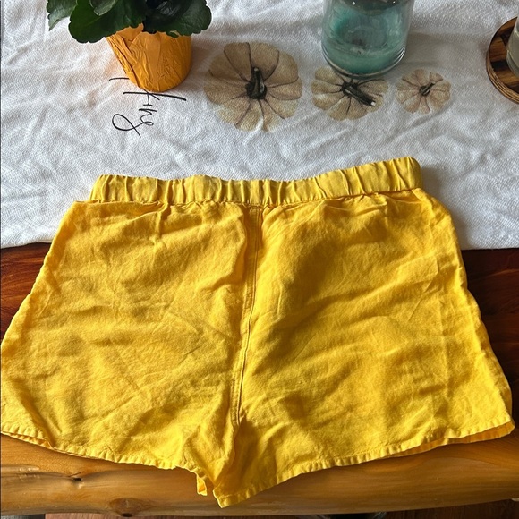 Yellow Women's Shorts - Picture 4 of 4